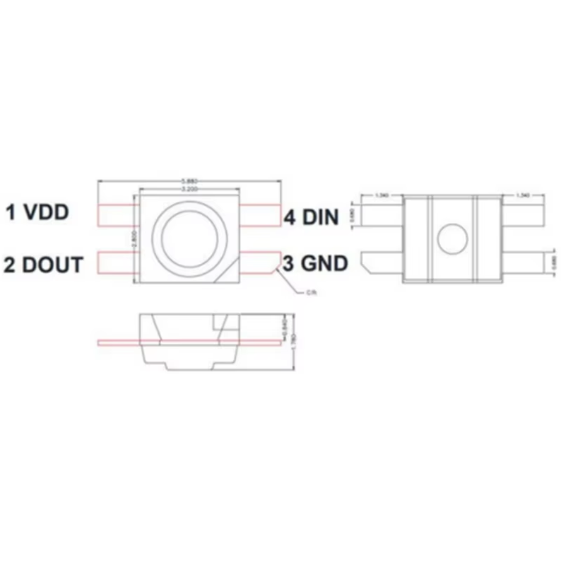 Keyboard Lighting - Mini-E RGB LEDs (SK6812)